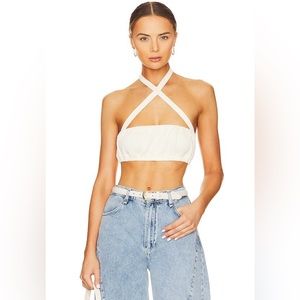 WeWoreWhat The Halter Bra Top Size S